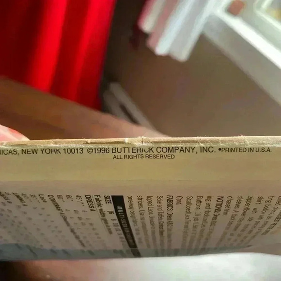 5/$25 Butterick 4772 wedding SEWING dress size 6-10  from 1996 - Picture 6 of 7